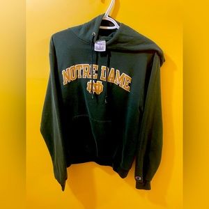 Mens size small champion brand notre dame fighting Irish hoodie